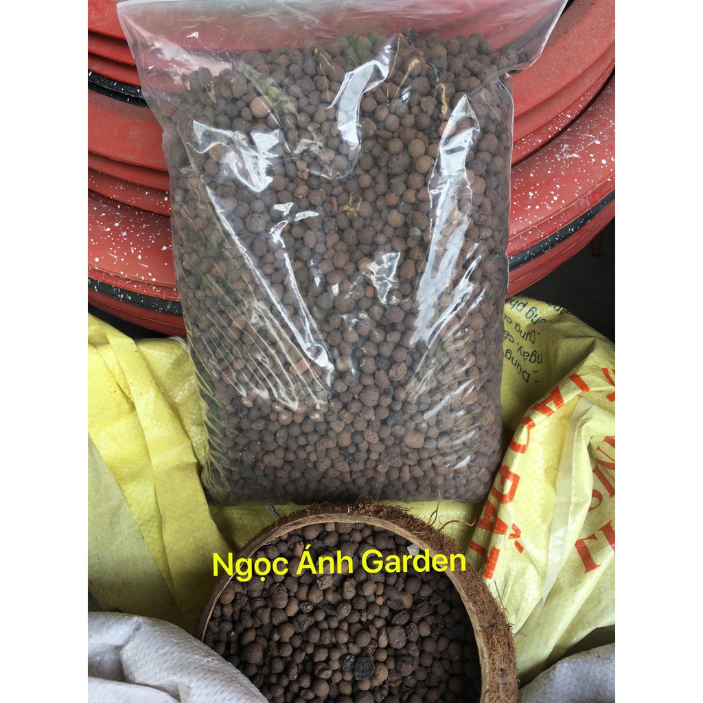 Sỏi nhẹ (Đất nung) trồng cây 3size -2kg