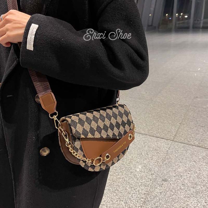 Oeteo Túi Đeo Chéo Hình Bán Nguyệt Thời Trang Nữ