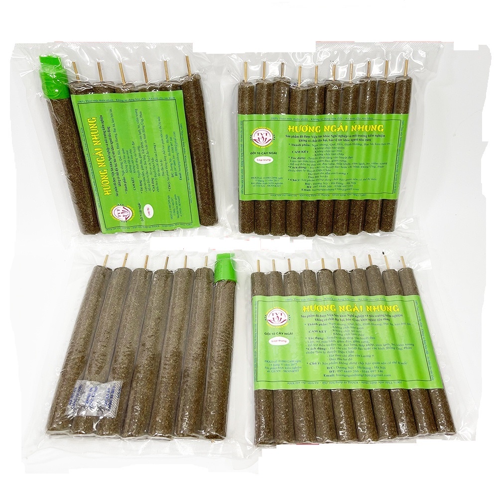 Gói 7 hoặc 10 cây Nhang Ngải Cứu Hương Ngải Nhung