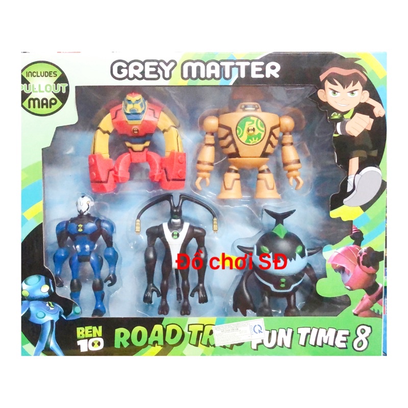 mô hình Ben10 - hộp 5 nhân vật