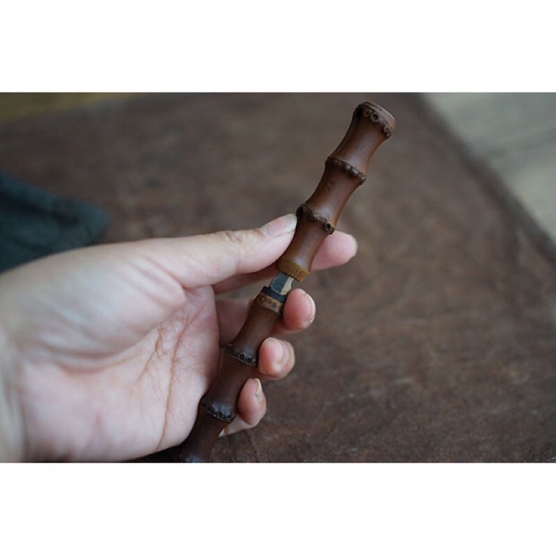 Kim trà tách bánh Phổ Nhĩ - có nắp đặp.