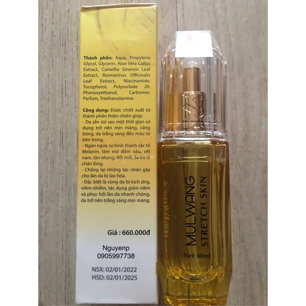 Serum Mulwang dưỡng trắng da mờ thâm cấp ẩm MH