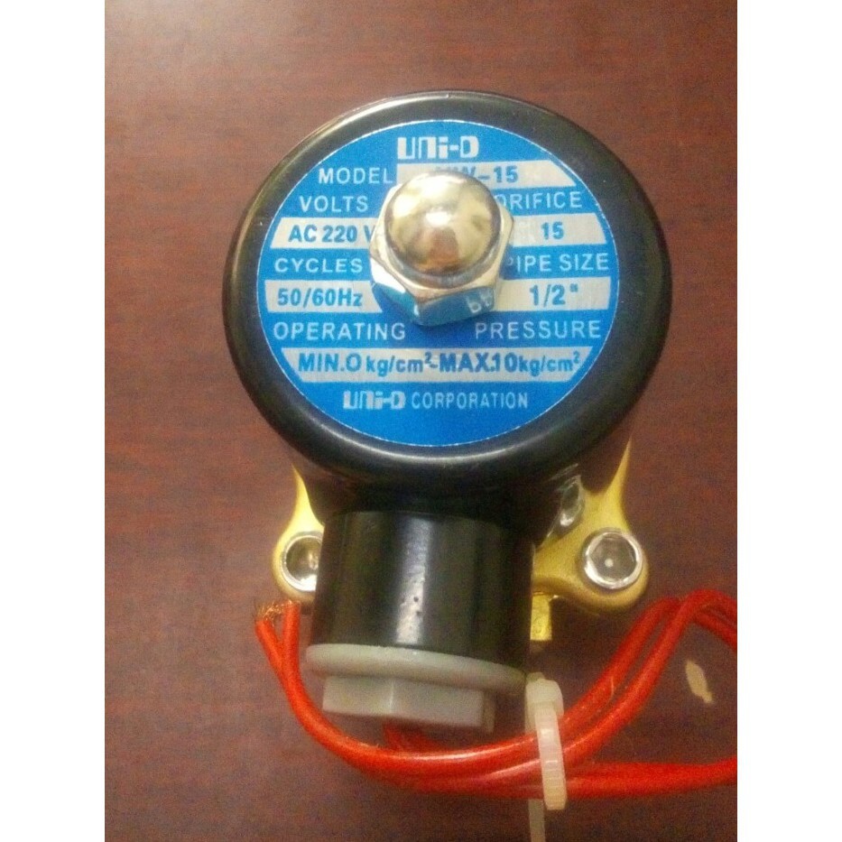 Van điện từ phi 21, phi 27, thường đóng 220V, van thoát nước, van nước điều khiển bằng điện