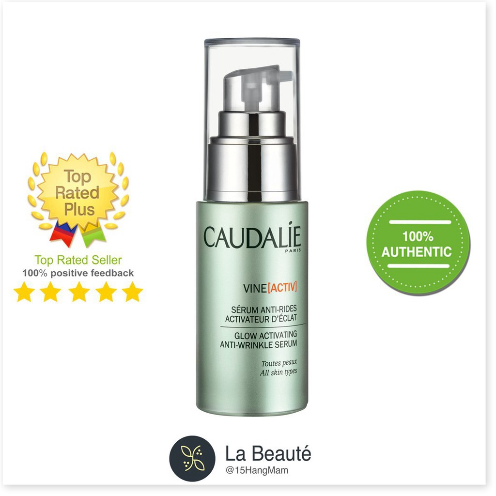 [Mã giảm giá mỹ phẩm chính hãng] Caudalie Vine Activ Serum Anti-rides Activateur Éclat - Tinh Chất Sáng Da Chống Nhăn 30