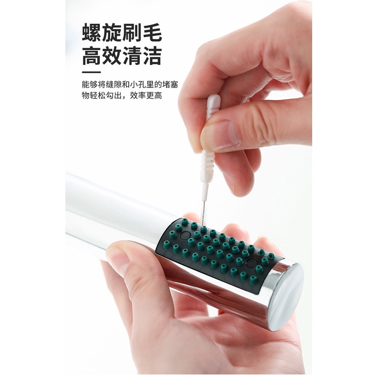 Set 10 Bàn Chải Vệ Sinh Vòi Hoa Sen,Tai Nghe Mini