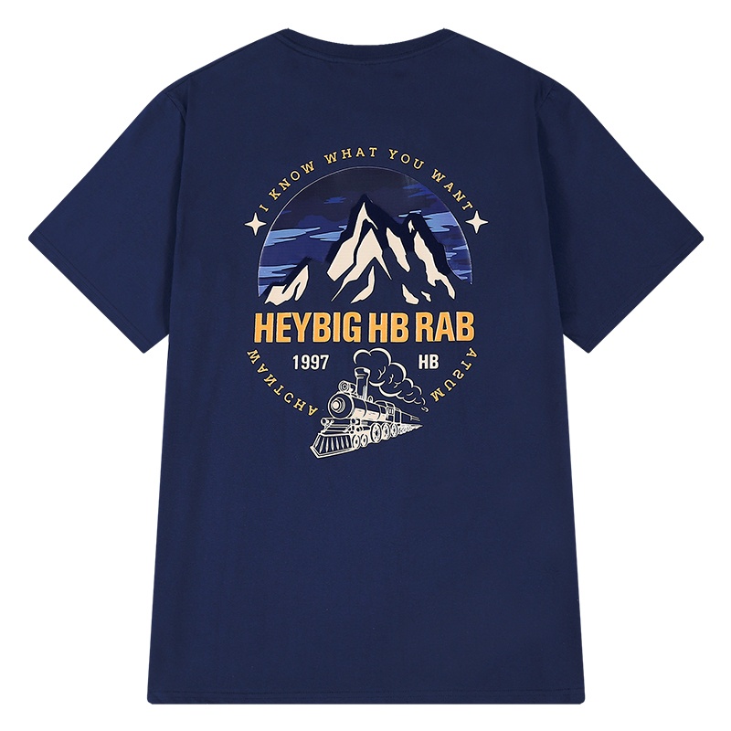 Áo Nelly - Áo phông Nelly Heybig - NÚI DARK BLUE