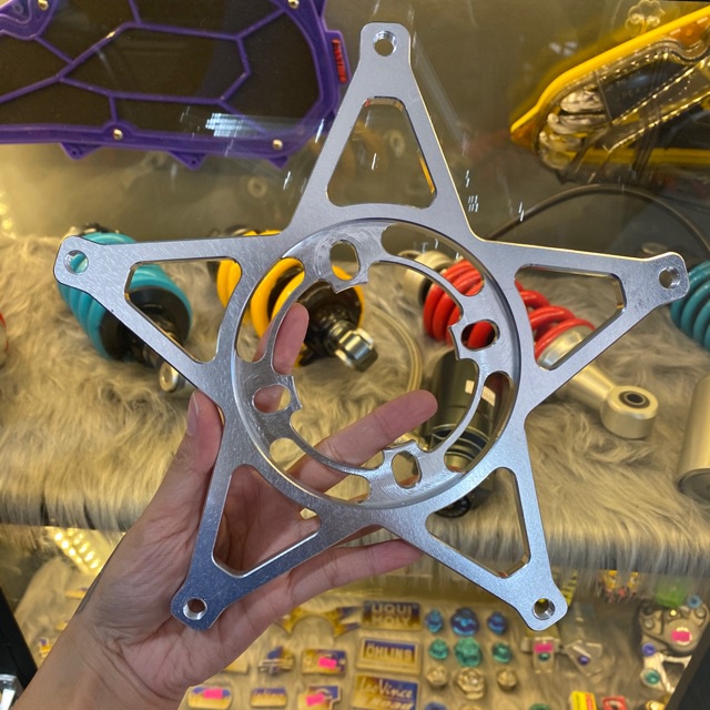 Lòng đĩa nhôm CNC gắn Raider Satria cho Mâm chế Size 290mm