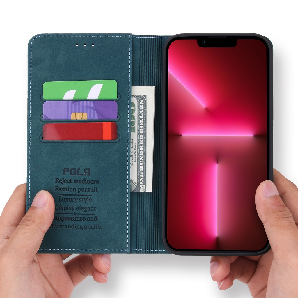 Ốp Lưng Điện Thoại Dạng Ví Da Lật Dành Cho iphone 13 12 11 pro max 13Pro 12Pro 13mini 12mini 11pro iphone 13 pro max