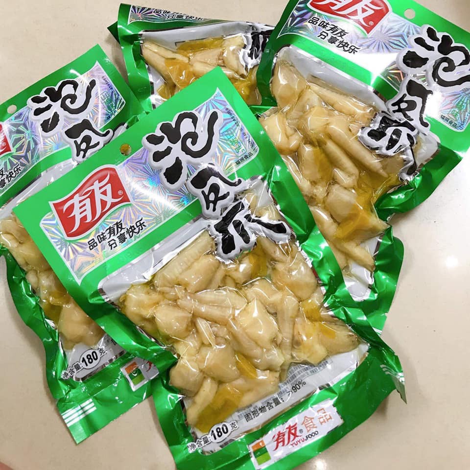 Chân gà Yuyu màu xanh gói 100gr và 210gr | BigBuy360 - bigbuy360.vn