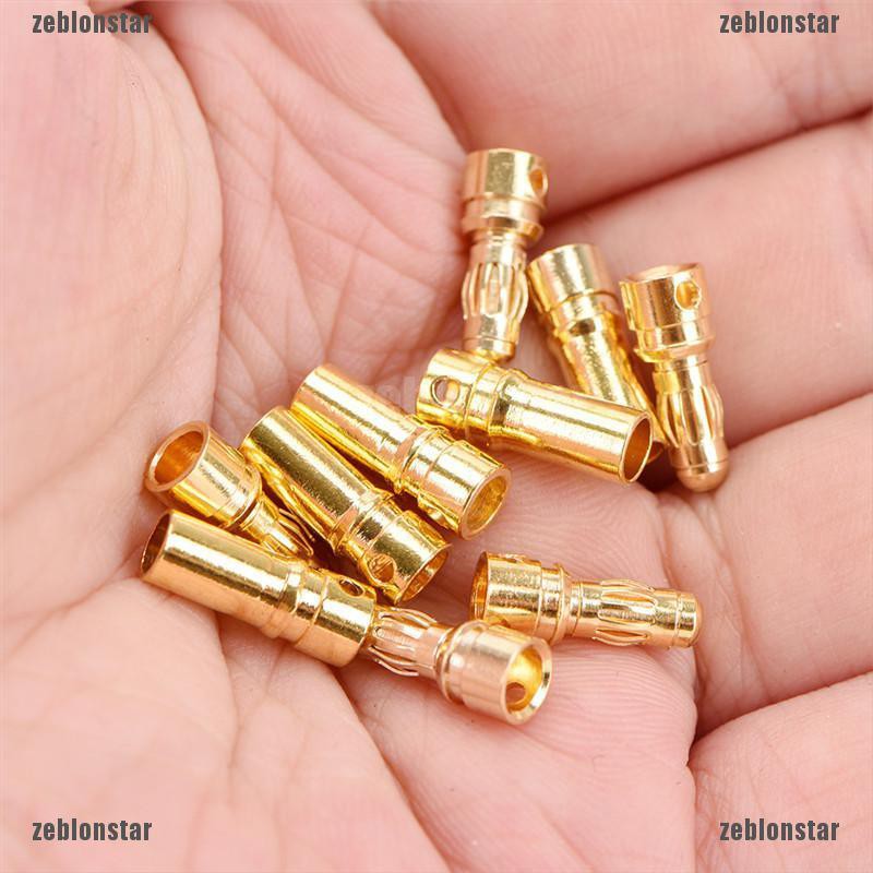 Bộ Jack Cắm Bắp Chuối Mạ Vàng 3.5Mm 40Mm