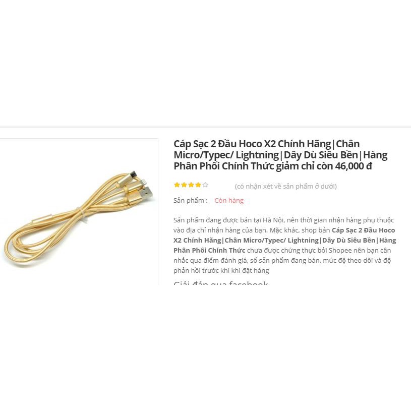 Dây cáp sạc 2 đầu bọc dù có chân sạc android /iphone CÁP BỌC DÙ