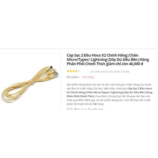 Dây cáp sạc 2 đầu bọc dù có chân sạc android /iphone CÁP BỌC DÙ