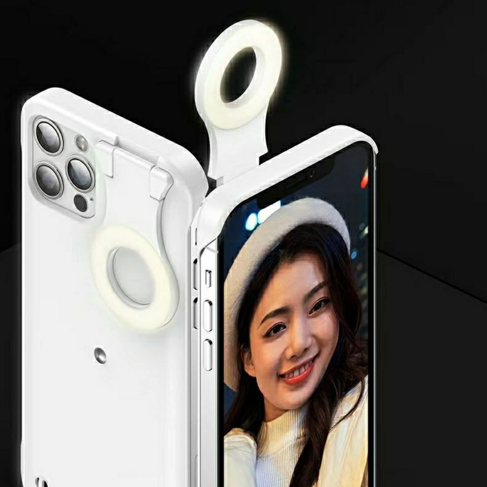 Ốp Điện Thoại Có Đèn Hỗ Trợ Chụp Ảnh Selfie Cho Huawei Apple 12