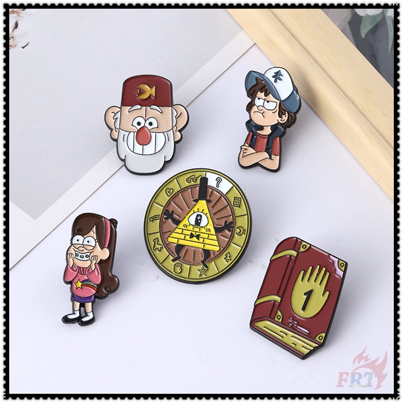 Huy hiệu cài áo hình hoạt hình gravity falls series 02 độc đáo