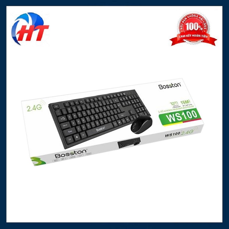 Combo Chuột và Bàn Phím Không dây Boston WS100