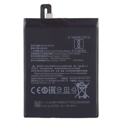 Pin Xiaomi Pocophone F1 BM4E zin mới 100%