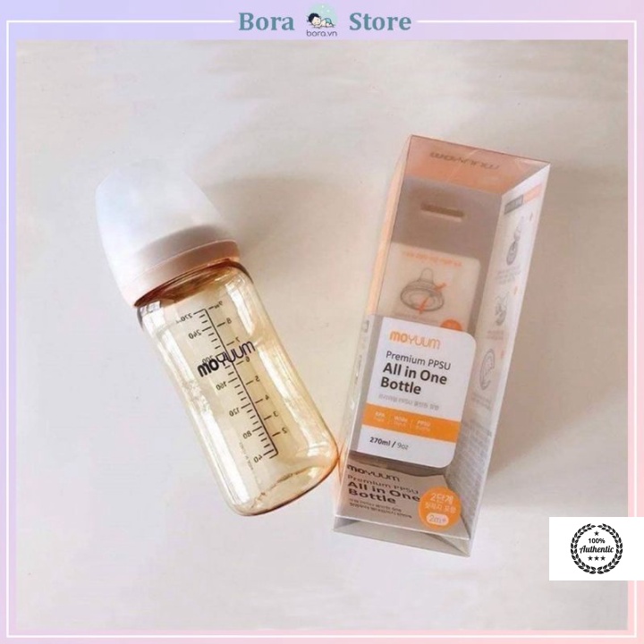 (Sỉ lẻ) Bình sữa Moyuum Hàn Quốc 270ml Chính Hãng