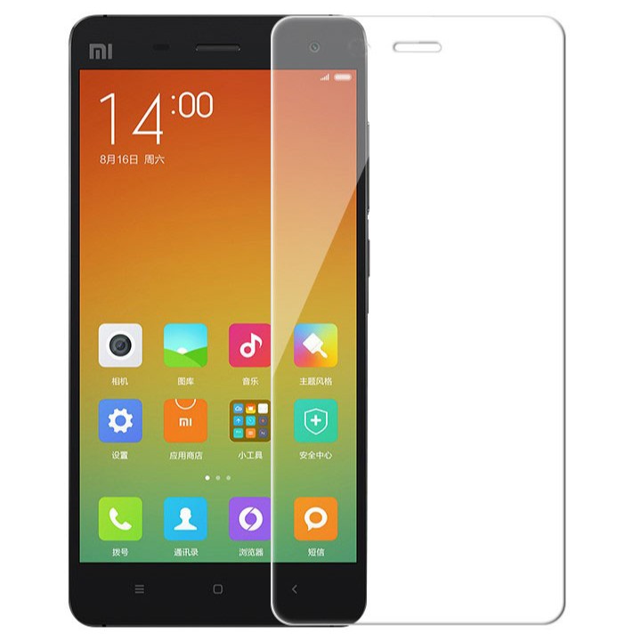 Kính cường lực Xiaomi Mi 4 kính trong suốt mài cạnh