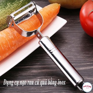 NẠO RAU, CỦ, QUẢ 2IN1 BẰNG INOX CHỐNG HAN RỈ