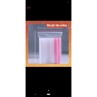 1kg túi zip chỉ đỏ loại mỏng (đủ size)