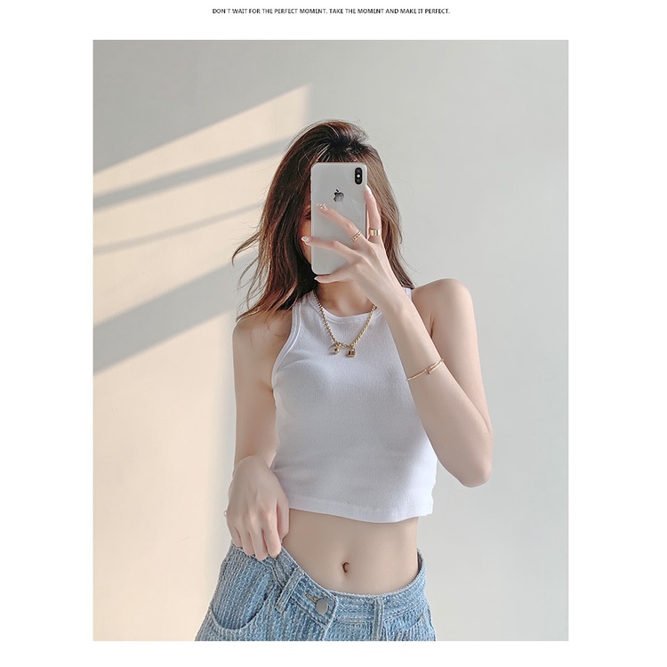 Áo croptop nữ ba lỗ ôm body thun tăm basic ulzzang LOKISO CT03