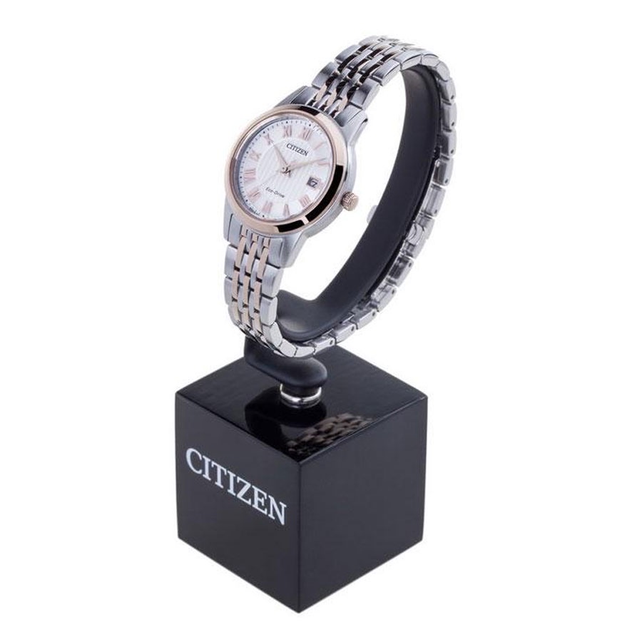 Đồng Hồ Nữ Citizen Dây Thép Không Gỉ FE1084-51A - Mặt Trắng (Sapphire)