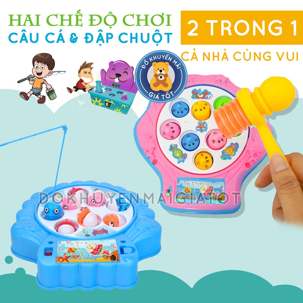 Đập chuột, câu cá pin 2 in 1 693C