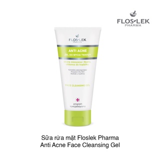 CHÍNH HÃNG CÔNG TY Gel rửa mặt Floslek Pharma Antibacterial Face Cleansing Gel