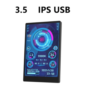 Màn HìNh Mini 3.5 Inch IPS USB Mini AIDA64 PC CPU RAM HDD Cho PC CPU