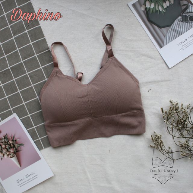 Áo bra nữ - áo bra len gân tăm chất đẹp 2 dây hở lưng siêu hot ABU01 | BigBuy360 - bigbuy360.vn