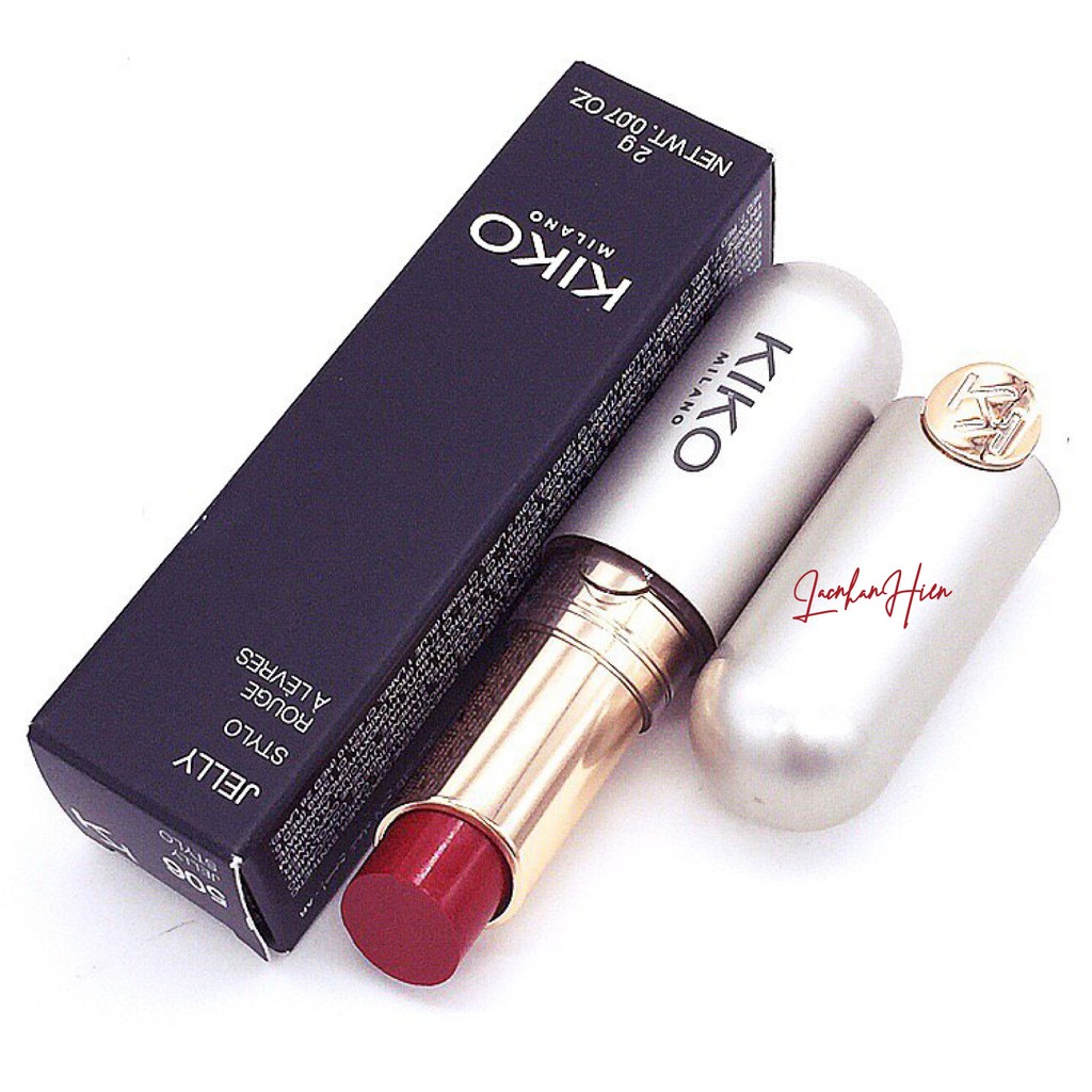 SON DƯỠNG BÓNG KIKO MILANO ❤ KIKO MILANO JELLY STYLO (Màu 506 - Đỏ cherry - Cherry Red) | BigBuy360 - bigbuy360.vn