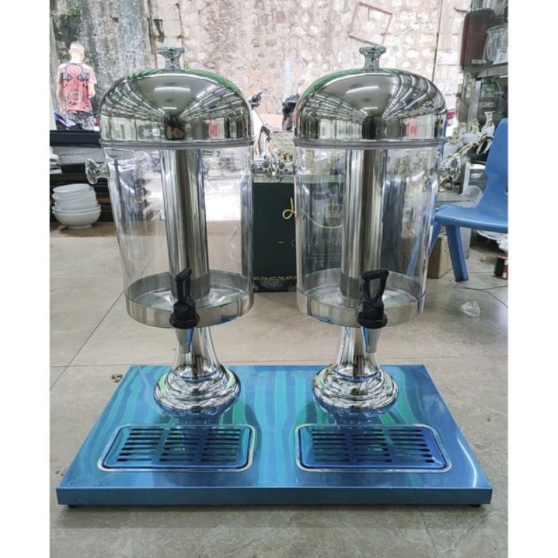 Bình Đựng Nước Ép Trái Cây 2 Vòi Gạt