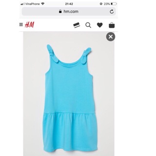 VÁY HM COTTON H&M US AUTH