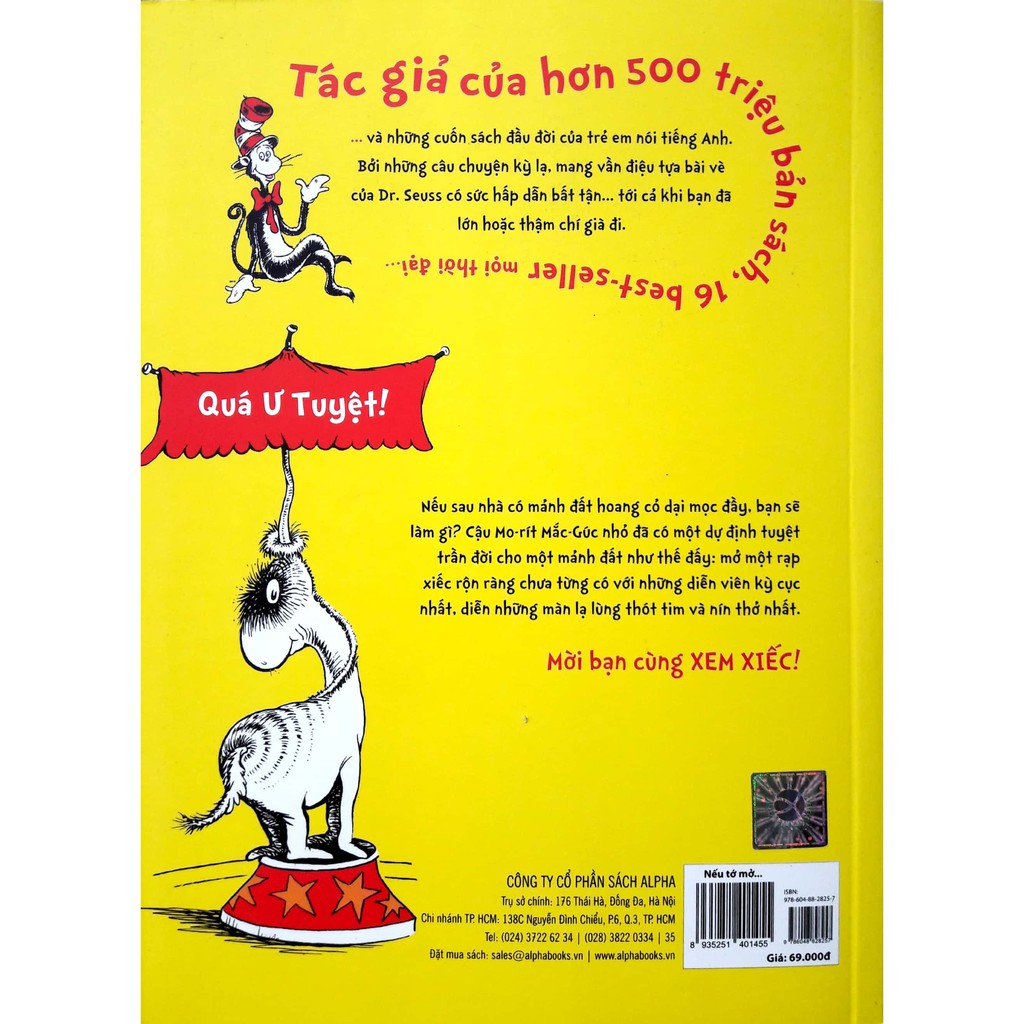 Sách - Dr.Seuss - Nếu tớ mở rạp xiếc