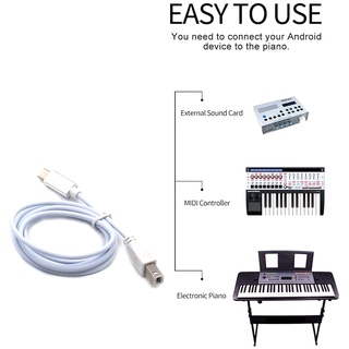 Dây Cáp Âm Thanh Đàn piano Cổng usb type b Sang midi