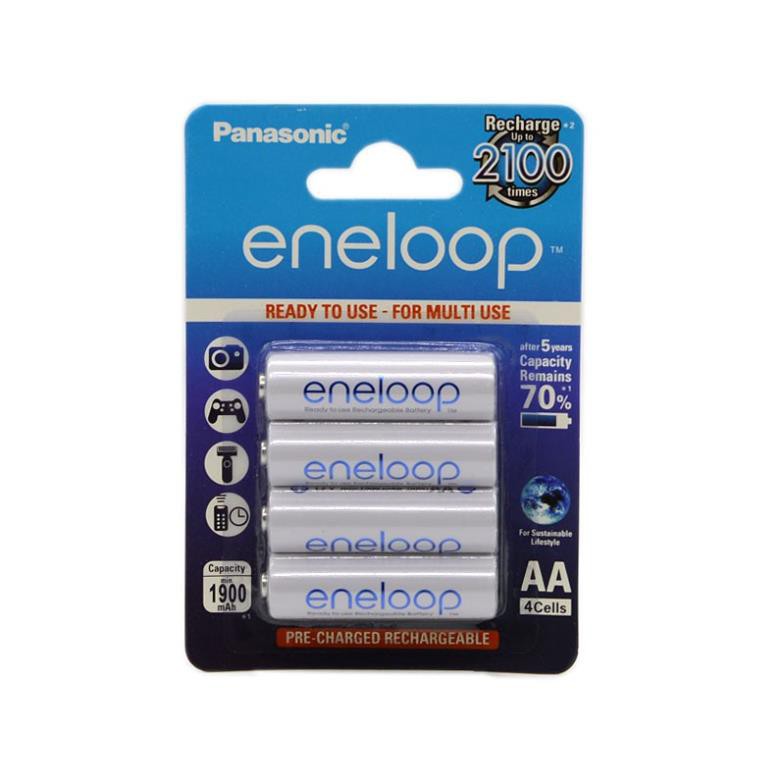 PIN AA Eneloop PANASONIC 4 viên 1900 mAh - 2100 lần sạc