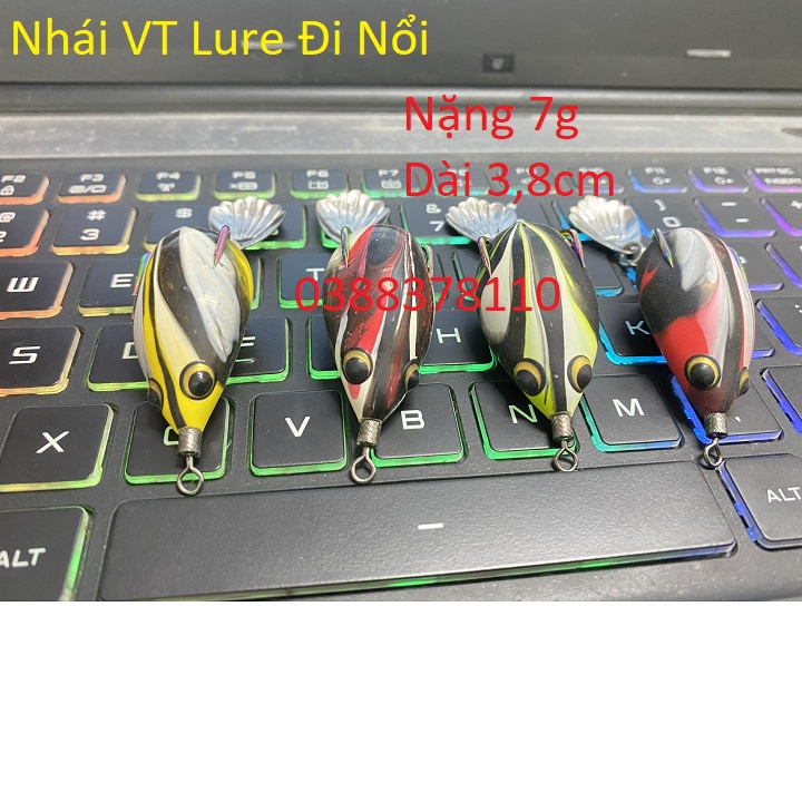 Mồi Nhái VT Lure Đi Nổi