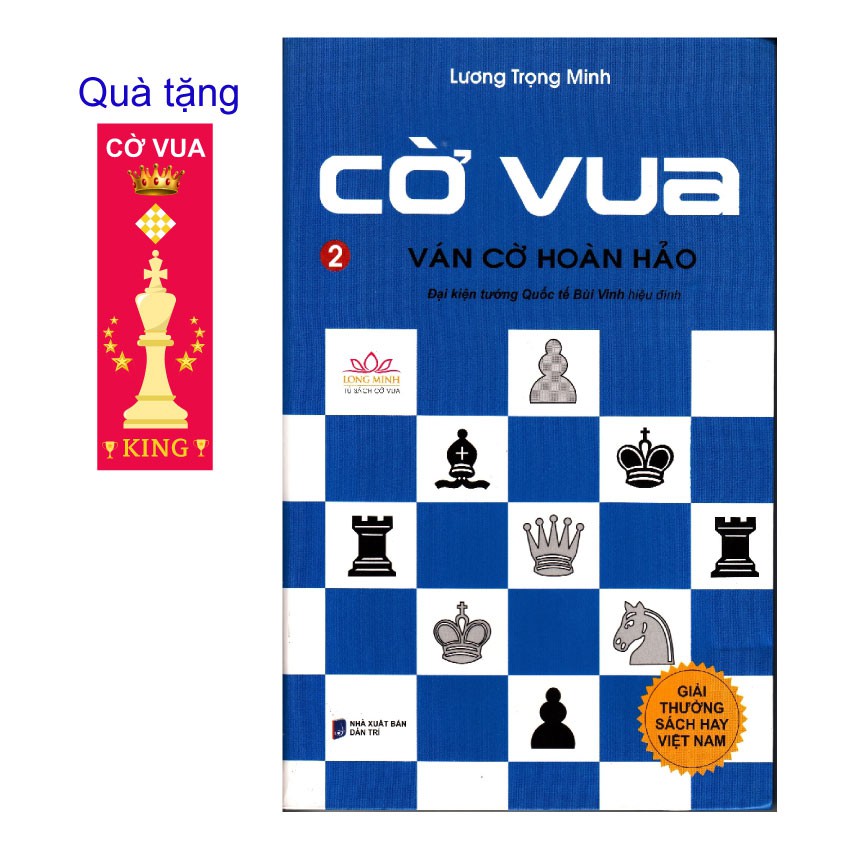 Sách-Combo 2 cuốn CỜ VUA, VÁN CỜ HOÀN HẢO (Tập 2), CHIẾN THUẬT: KỸ THUẬT TÁC CHIẾN (tập 3), tặng bookmark và Sổ ghi chép