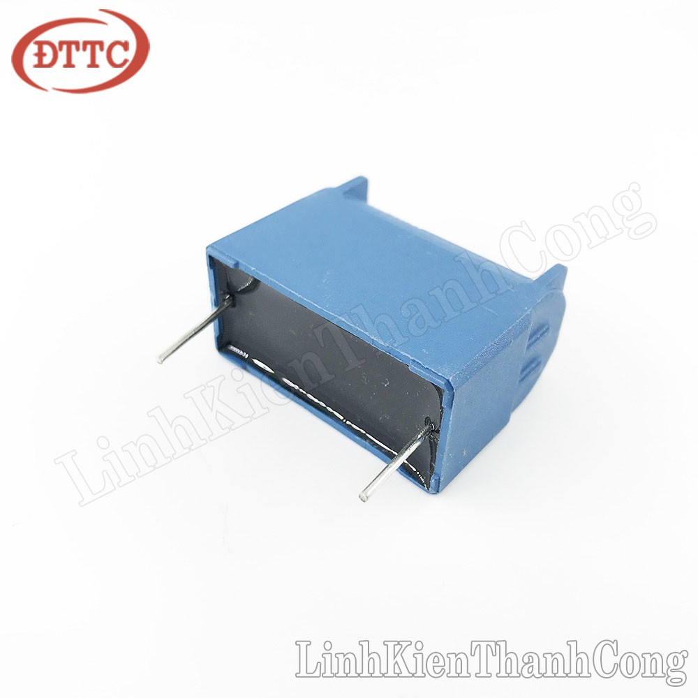 Tụ Bếp Từ CG 4uF 275VAC 400VDC Đứng Màu Xanh