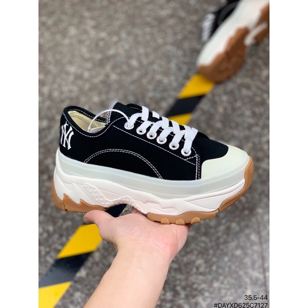 Giày MLB NEW YORK YANKEES 'BLACK WHITE' CHUNKY HIGH