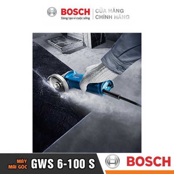 [HÀNG CHÍNH HÃNG] Máy Mài Góc Bosch GWS 6-100 S (100MM-710W) , Giá Cạnh Tranh, Chất Lượng Hàng Đầu
