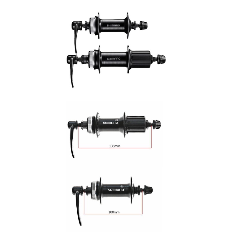Bộ may ơ xe đạp SHimano TX505 trước + sau