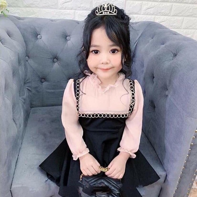 Váy tiểu thư cho bé gái