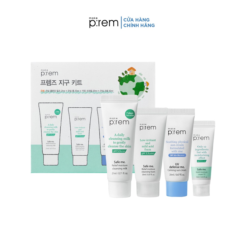 Bộ sản phẩm Travel Kit Make P:rem