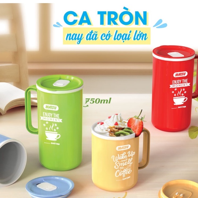 Ca Tròn cách nhiệt Matsu Nhựa Duy Tân 500ml