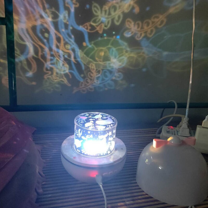 Dynamic Projector Lamp New Star Night Light Projector Constellation Night Lamp Bedroom Nightlight Kids Baby Children Room Light Bluetooth Speaker Music