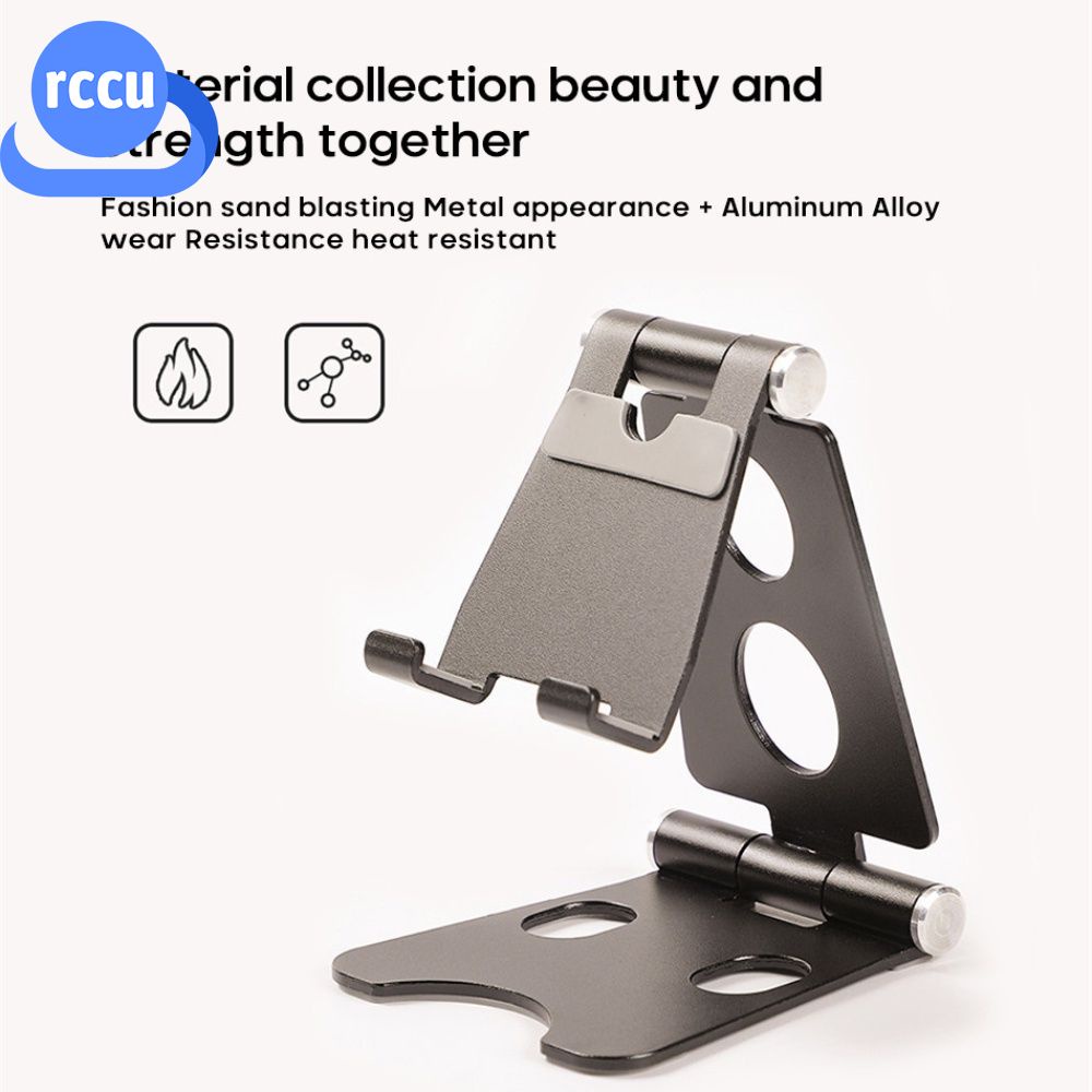 Giá đỡ điện thoại/máy tính bảng bằng kim loại để bàn có thể gập lại cho iPhone iPad