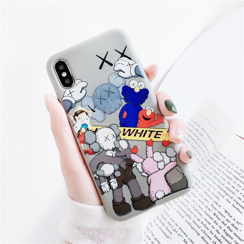Ốp lưng iphone Kaws Taiipei TPU trơn dẻo mềm 5/5s/6/6plus/6s/6splus/7/7plus/8/8plus/x/xr/xs/11/12/pro/max/plus/promax | BigBuy360 - bigbuy360.vn