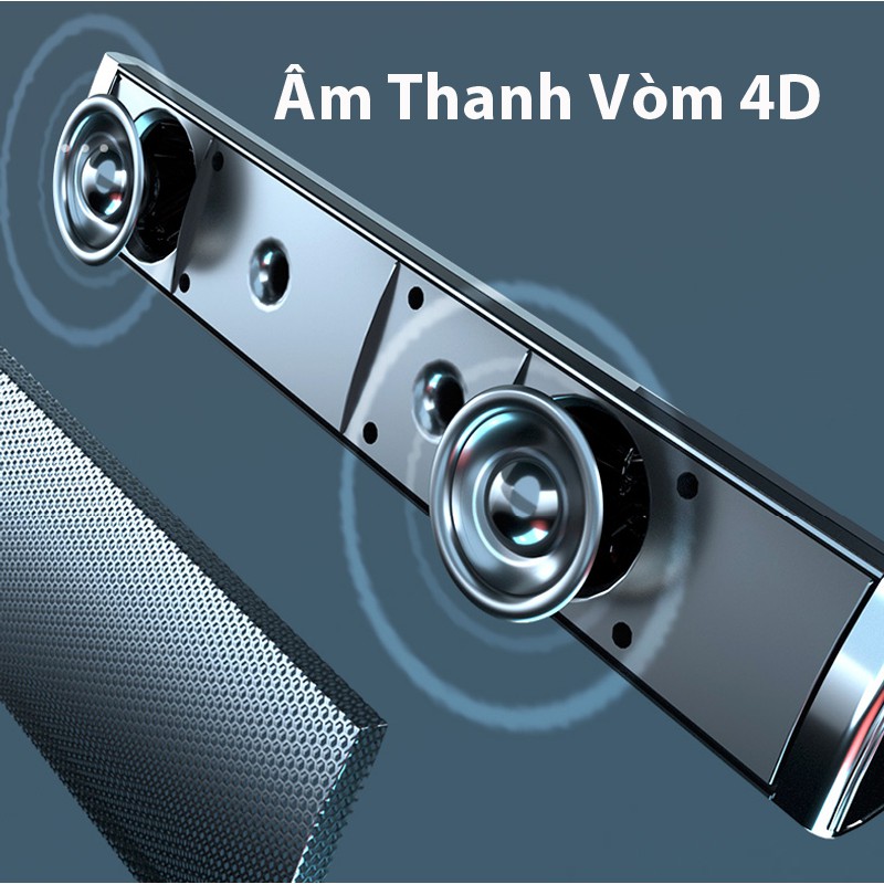 Loa Nghe Nhạc Bluetooth Loa Thanh Siêu Trầm Gaming Soundbar SADA D236 Kèm Cục BASS Cho Máy Vi Tính PC, Laptop, Tivi