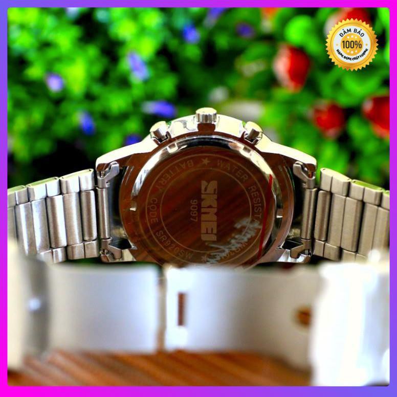 Đồng hồ nam skmei chính hãng chạy full 6 kim (tặng kèm hộp , pin và phụ kiện thâu dây) | BigBuy360 - bigbuy360.vn